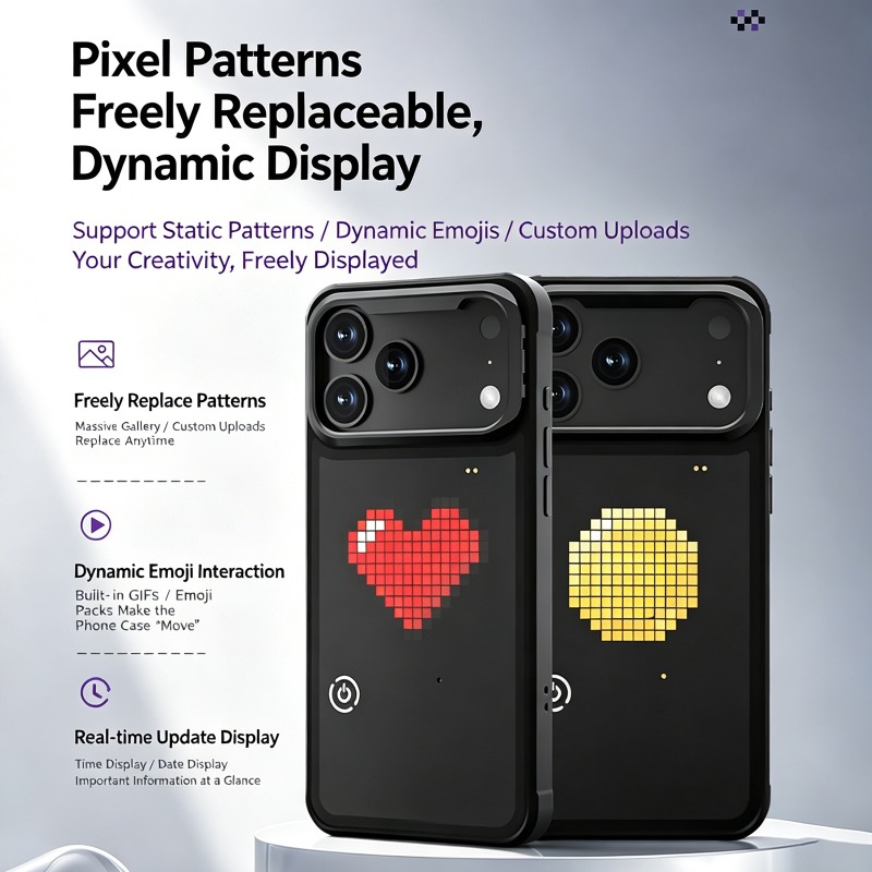 DIY LED Pixel Phone Case Anima - огляд і ціна Diy Electronics Tpu