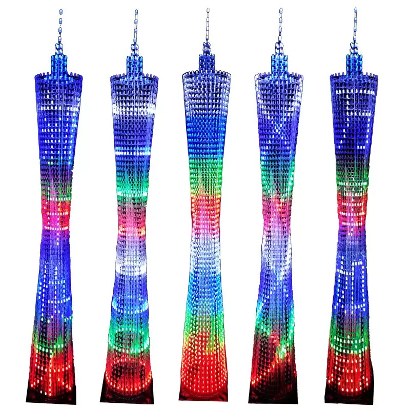 64 Layers Canton Tower DIY Ele - огляд і ціна Diy Home Electronics