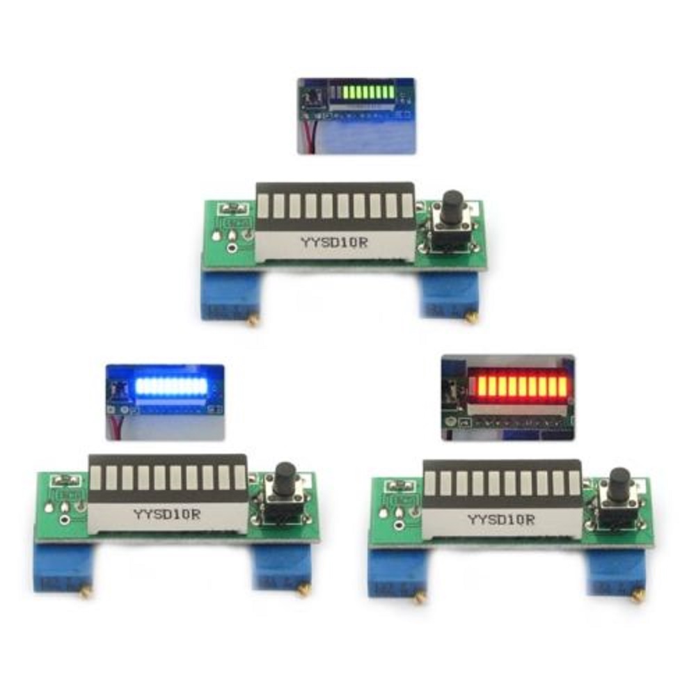 LM3914 10 Segment 3.7V Lithium - огляд і ціна Diy Electronics Test Equipment