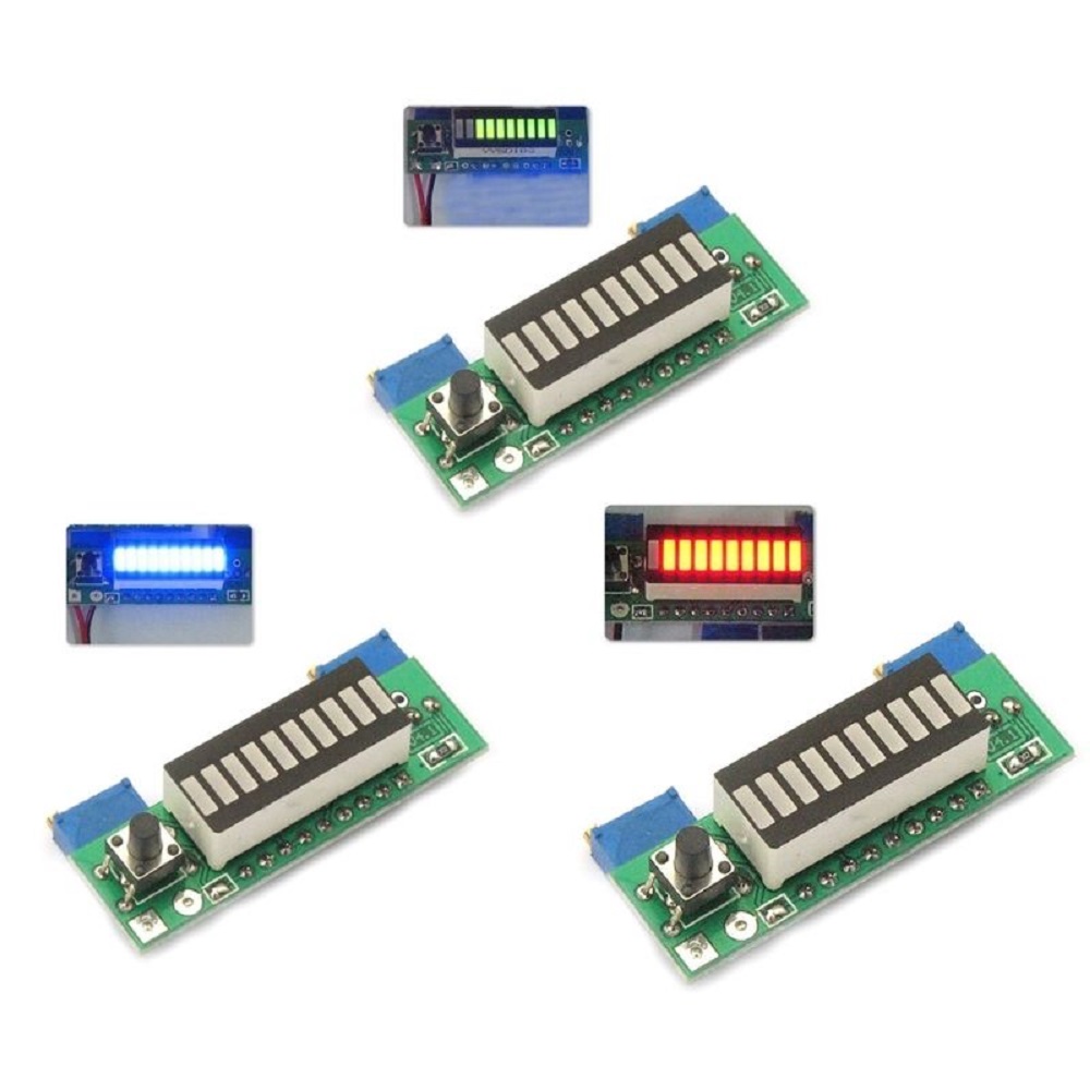 LM3914 10 Segment 3.7V Lithium - огляд і ціна Diy Electronics Test Equipment